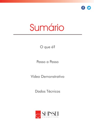 Sumário
O que é?
Passo a Passo
Vídeo Demonstrativo
Dados Técnicos
 