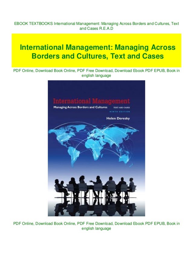 International Business Management Books Pdf Free Download