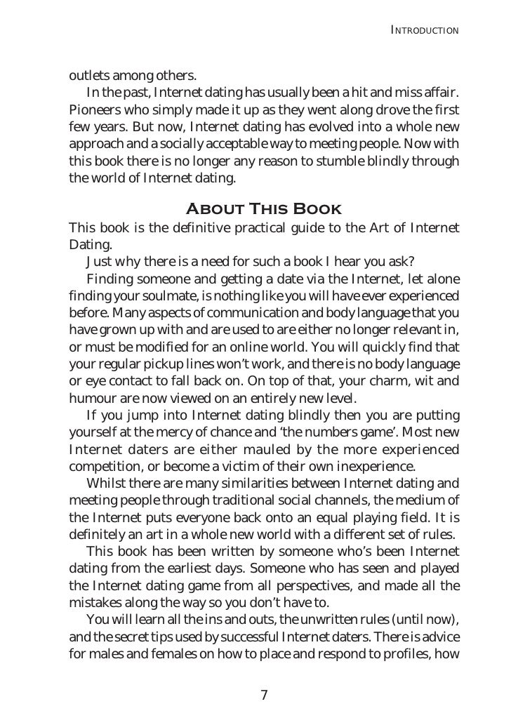 Art of online dating