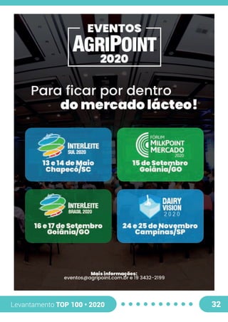 Levantamento TOP 100 • 2020 32
 