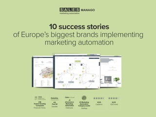10 success stories of European biggest brands implementing marketing automation
