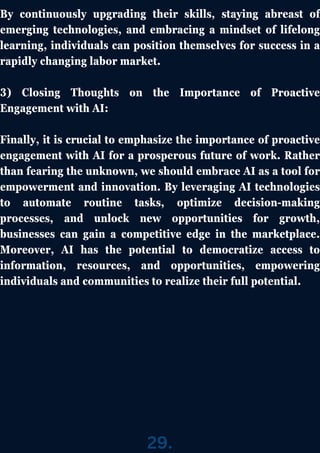 The Future of Work: How AI is Shaping Employment and Industries | PDF