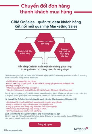 Ebook: Mô hình vòng tròn Tối ưu hiệu quả Marketing - Sales