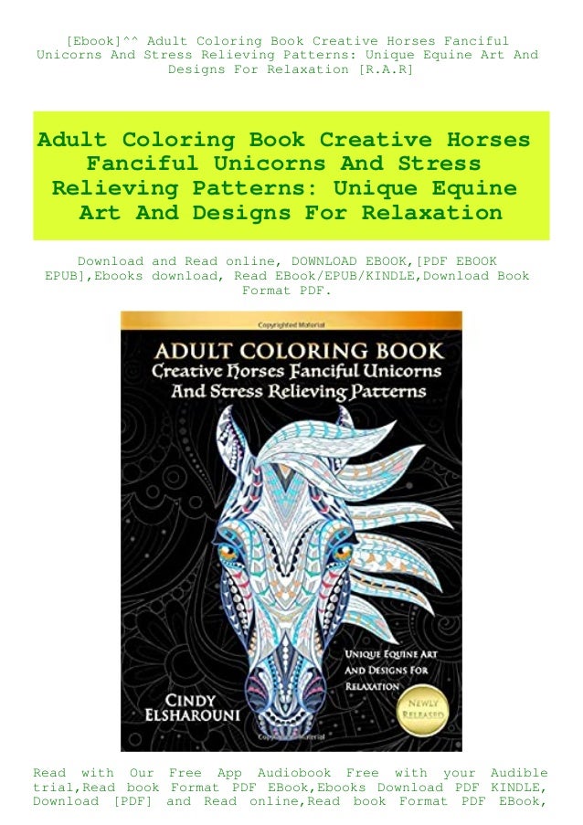 Ebook Adult Coloring Book Creative Horses Fanciful Unicorns And S Ebook Adult Coloring Book Creative Horses Fanciful Unicorns And S