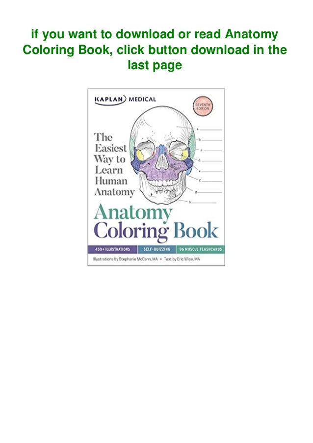 Download Ebook Anatomy Coloring Book Pdf Ebook Epub