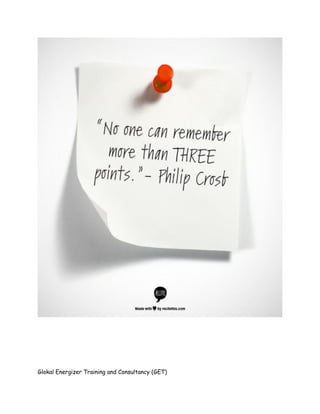 Glokal Energizer Training and Consultancy (GET)
 