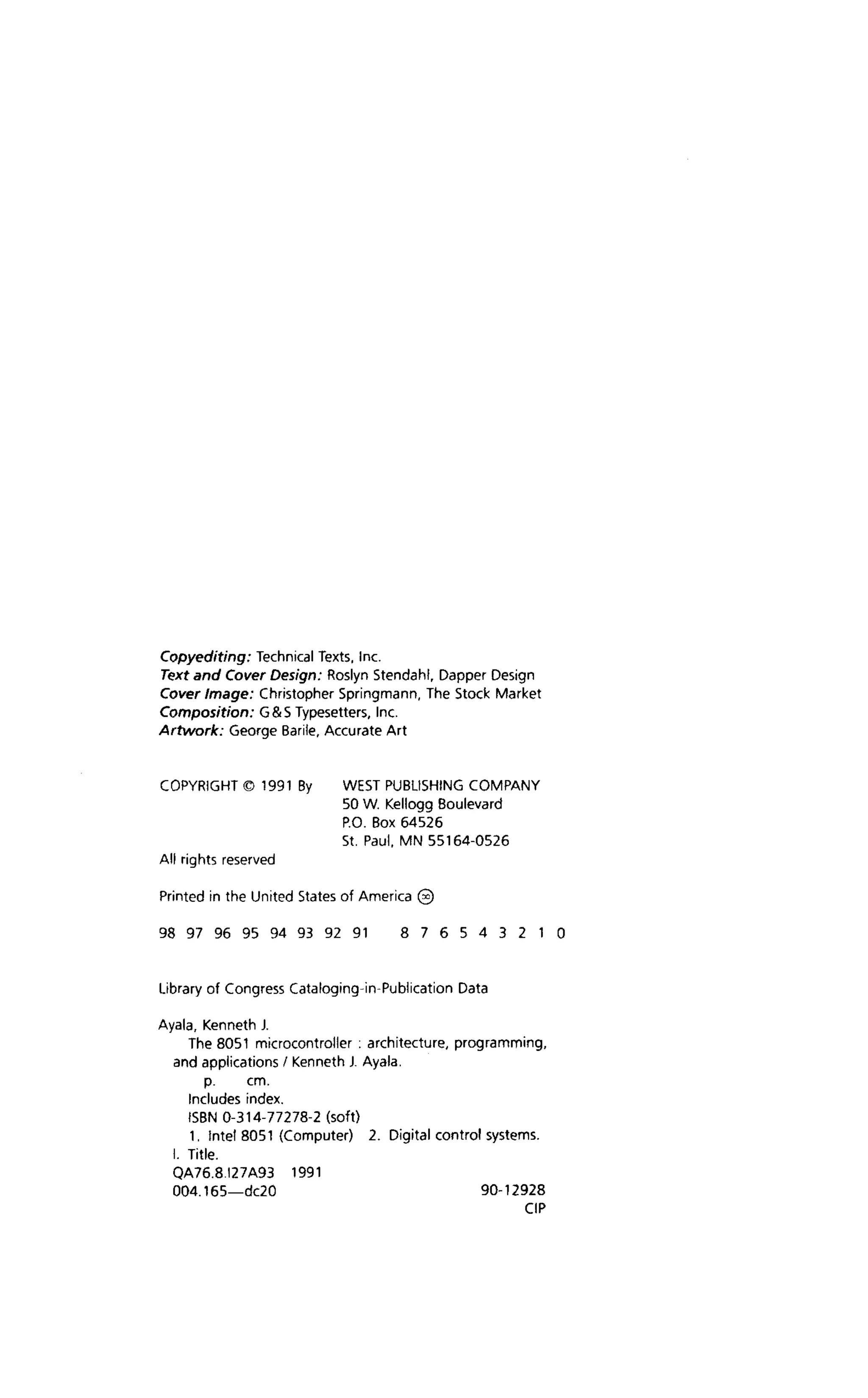 (Ebook) ayala the 8051 microcontroller