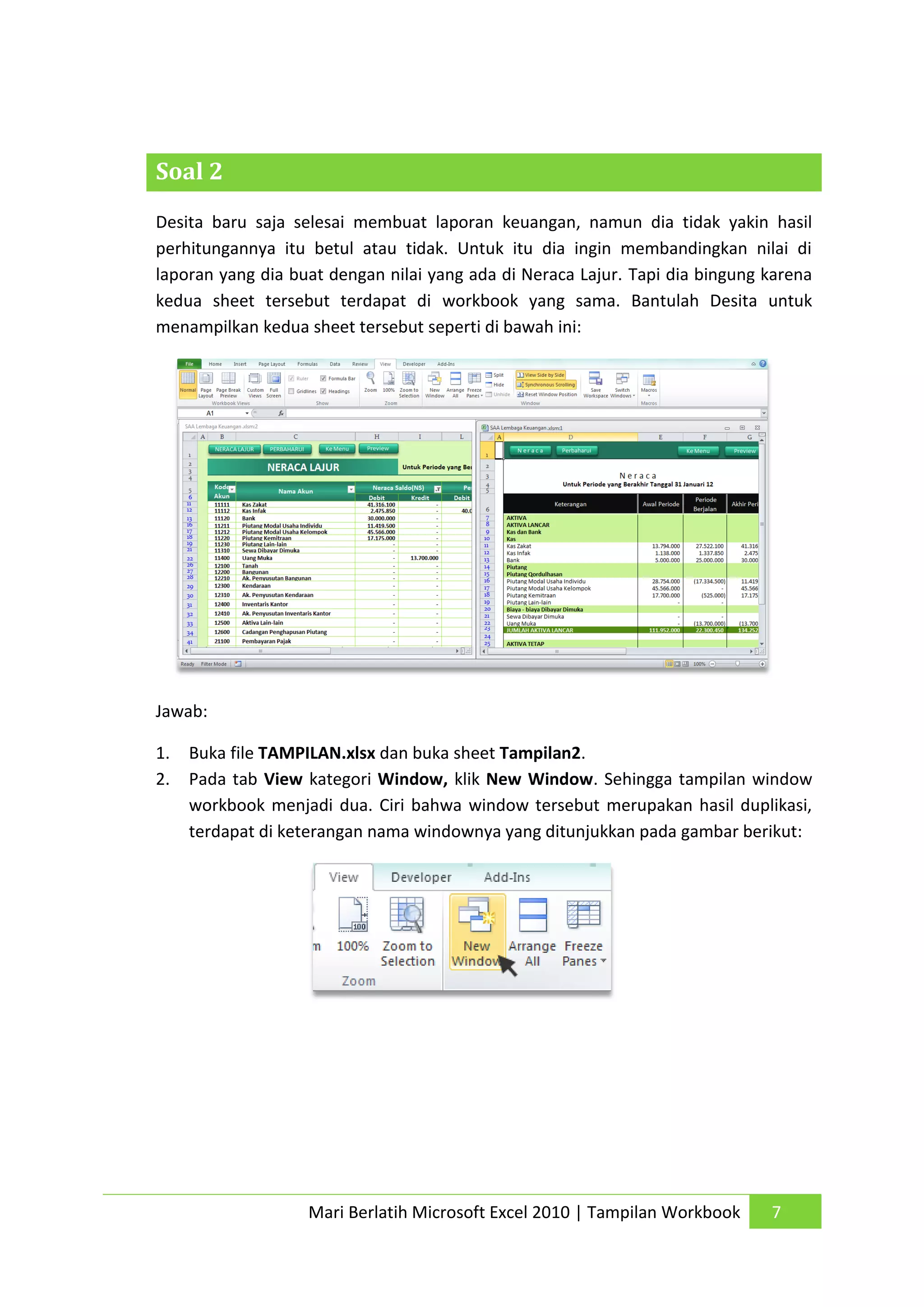 Ebook belajar excel 2010 | PDF