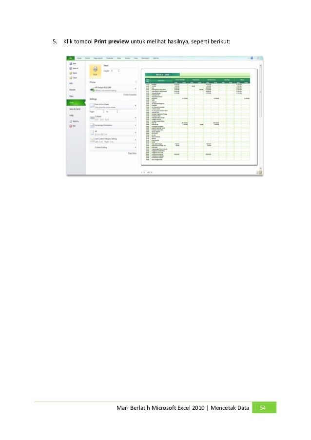 Ebook belajar excel 2010