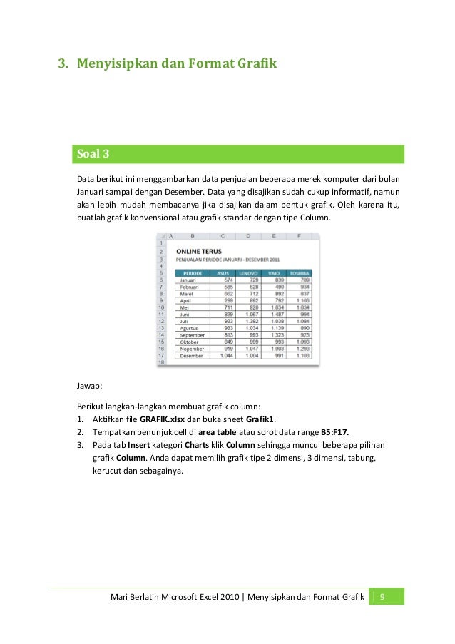 Ebook belajar excel 2010