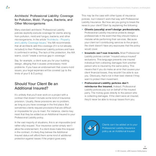 professional and design liability professional and design liability