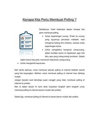Bisnis Online: Sebuah Fenomena Ekonomi Digital dan Potensi Penelitian yang Melimpah