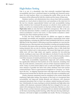 eBook Classroom Assessment Principles and Practice that Enhance Student ...