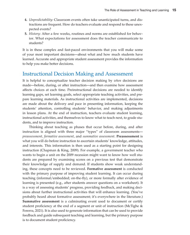 eBook Classroom Assessment Principles and Practice that Enhance Student ...