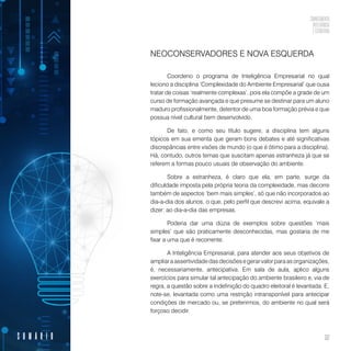 Conhecimento, inteligência e estratégia