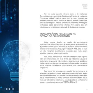 Conhecimento, inteligência e estratégia