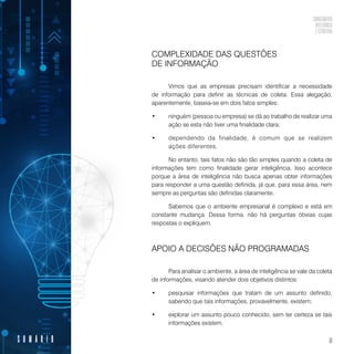 Conhecimento, inteligência e estratégia