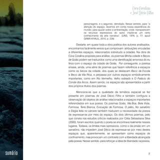 Cora Coralina e José Décio Filho: representações poéticas do espaço e da cidade Slide 23