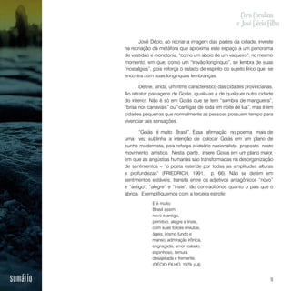 Cora Coralina e José Décio Filho: representações poéticas do espaço e da cidade Slide 79