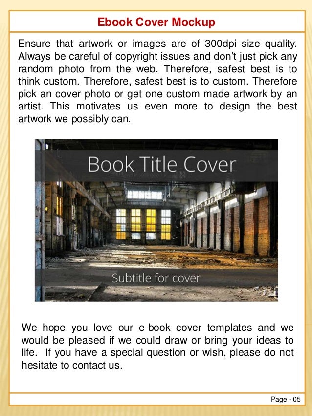ebook cover template