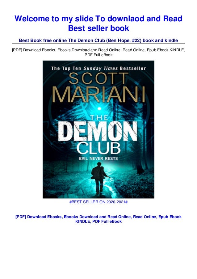 Ebook Download Free Pdf The Demon Club Ben Hope 22 Kindle Books