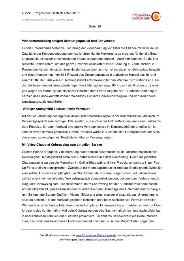 Ebook Erfolgreiches Contactcenter 2013 - 