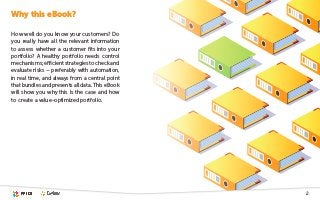 2
Why this eBook?
How well do you know your customers? Do
you really have all the relevant information
to assess whether a...