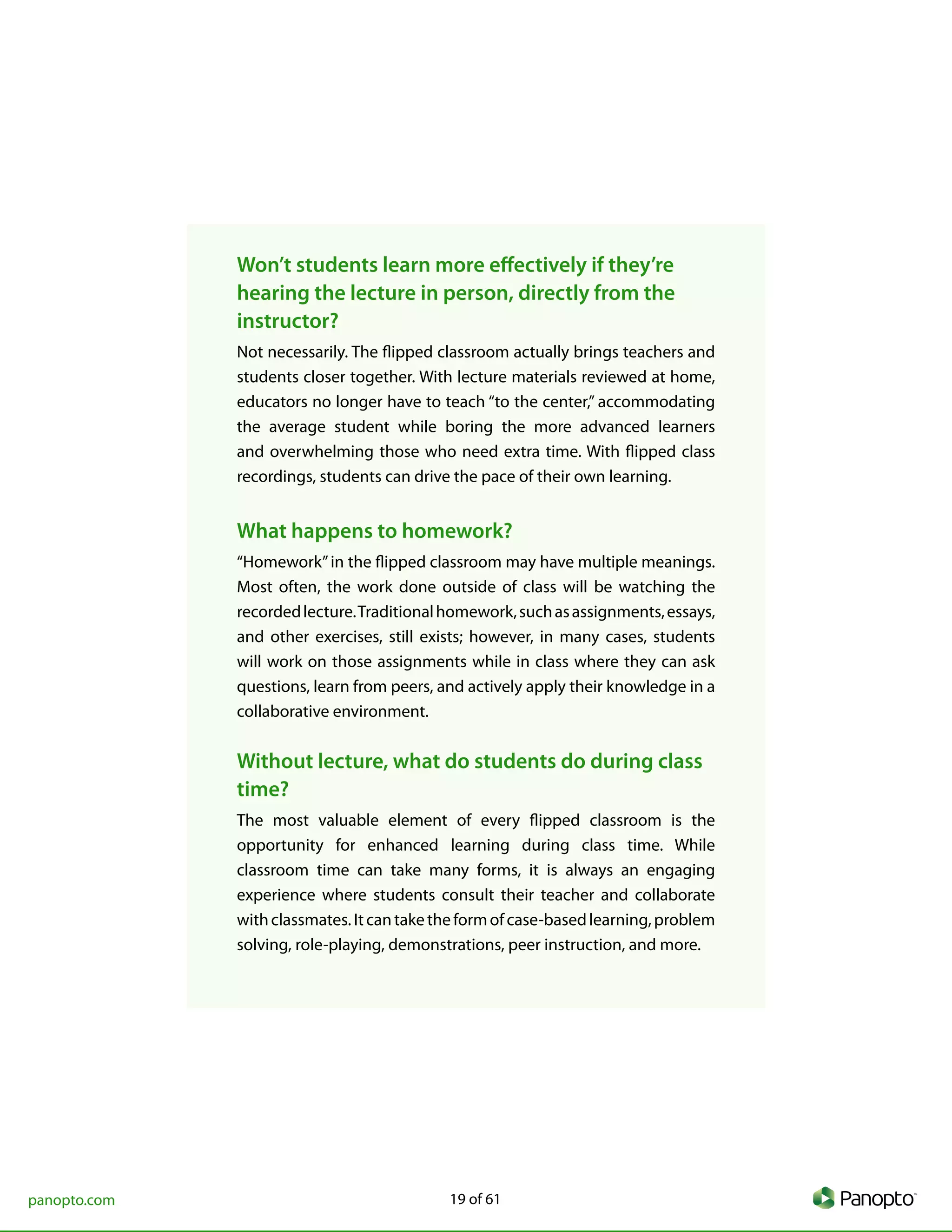 E book flipped classroom | PDF