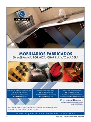 MAYO 2015 | GUÍA DE COMPRAS | ELUNIVERSAL8
 