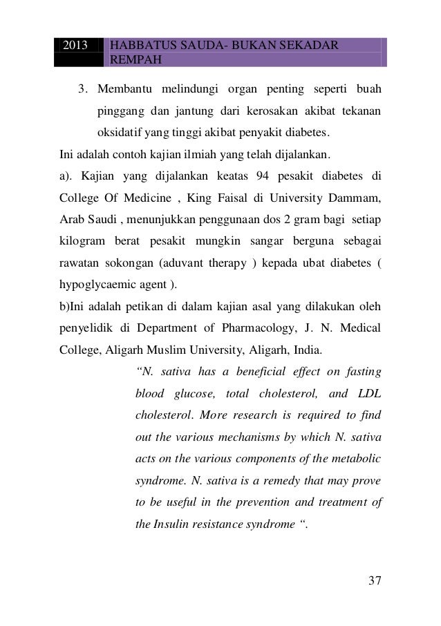 Habbatus Sauda Bukan Sekadar Rempah