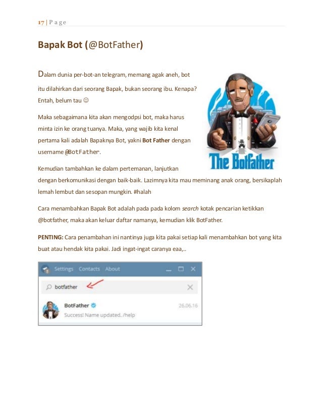 telegram bot dengan koneksi database telegram bot dengan koneksi database