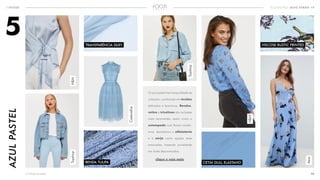 10<<VOLTAR AO ÍNDICE
INFOCUS ECOMMERCE ALTO VERÃO 19
AZULPASTEL
5
O azul pastel traz tranquilidade às
coleções, combinado em tecidos
delicados e femininos. Rendas,
cetins e tricolines são as bases
mais recorrentes, assim como o
estampado com florais român-
ticos. Apontamos a alfaiataria
e a sarja como opções mais
renovadas, trazendo jovialidade
em looks descontraídos.
RENDA TULIPA
TRANSPARÊNCIA SILKY VISCOSE RUSTIC PRINTED
H&M
Topshop
H&M
Asos
Topshop
Castarellos
CETIM DULL ELASTANO
clique e veja mais
 