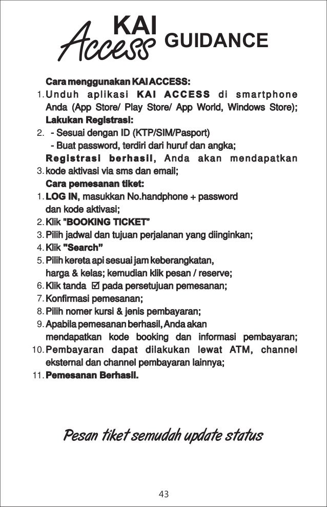 Jadwal Perjalanan Kereta Api Tahun 2015