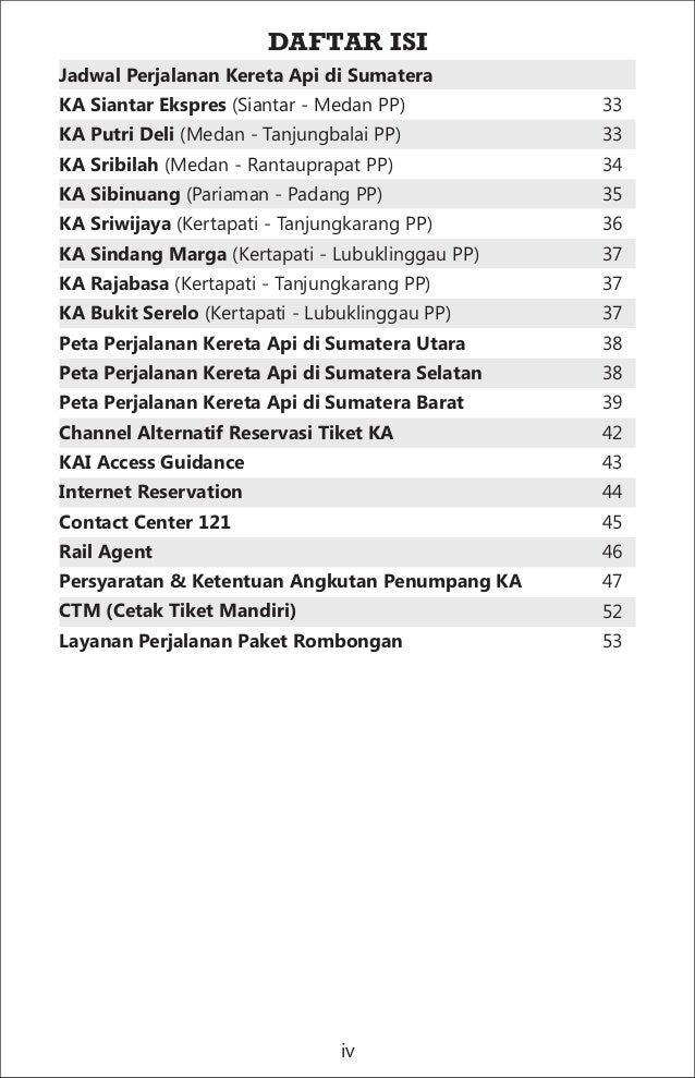 Jadwal Perjalanan Kereta Api Tahun 2015