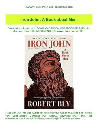 Ebook Iron John A Book About Men Ebook