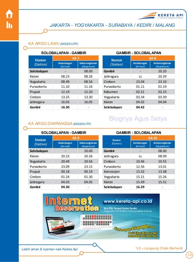 Jadwal Kereta Api Jakarta Malang Terbaru Jadwal Tiket Kereta Jakarta Malang / Kepala humas pt kai daop 1 jakarta