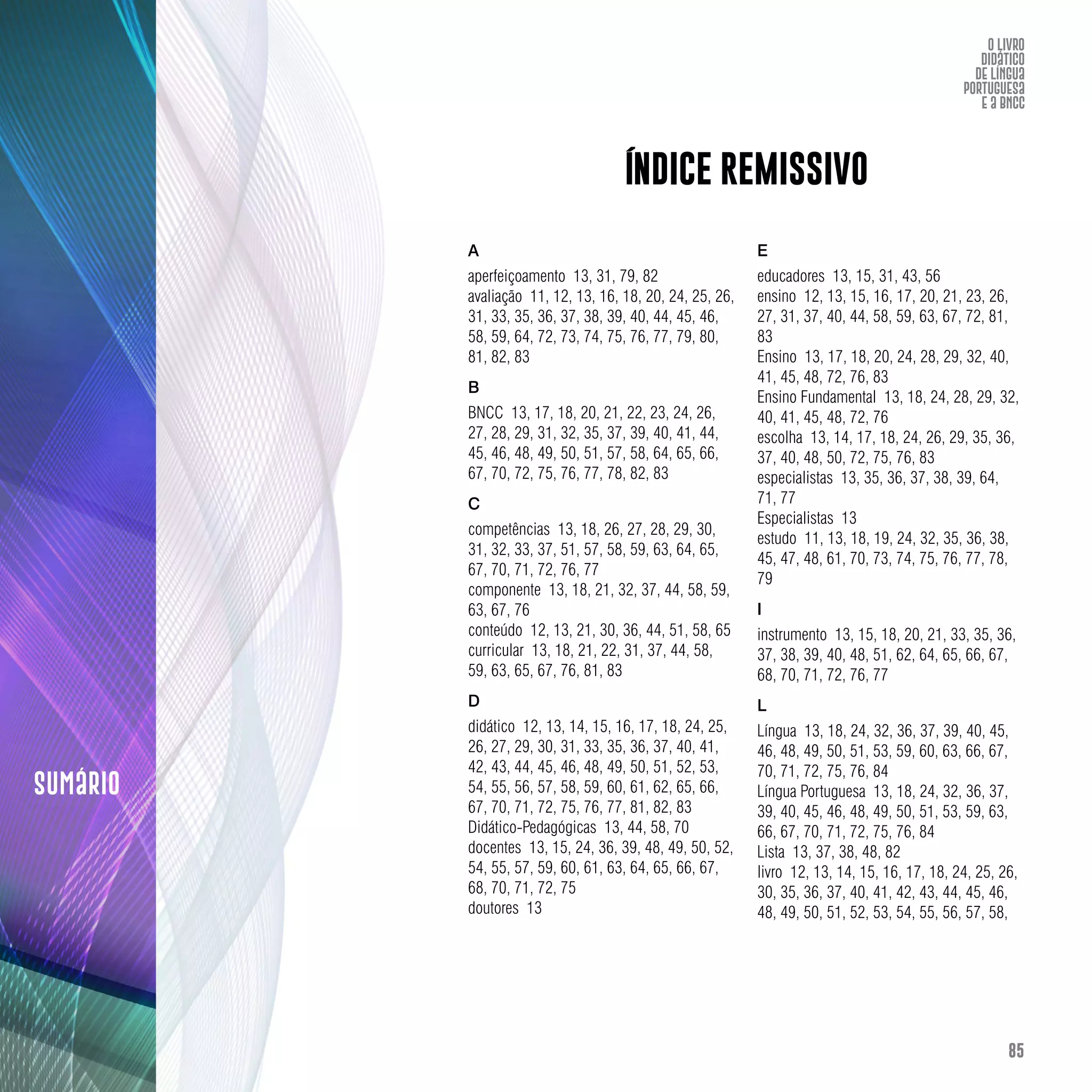 O livro didático de Língua Portuguesa e a BNCC: construção de instrumento avaliativo