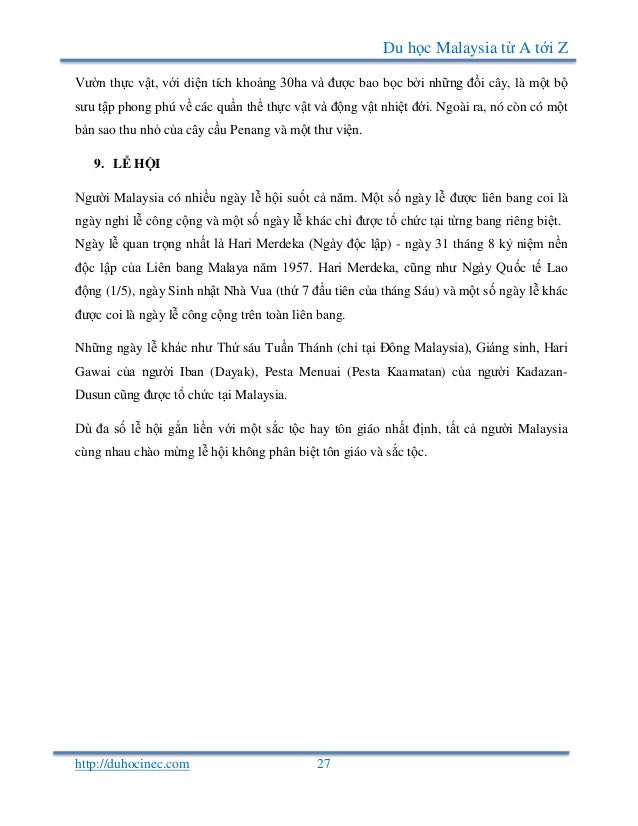 Ebook Du Học Malaysia