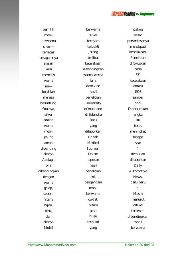 Ebook membaca cepat_untuk_pemula_oleh_muhammadnoer slideshare