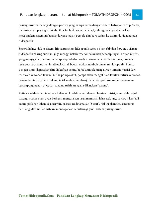 iEbooki menanam tomat ihidroponiki