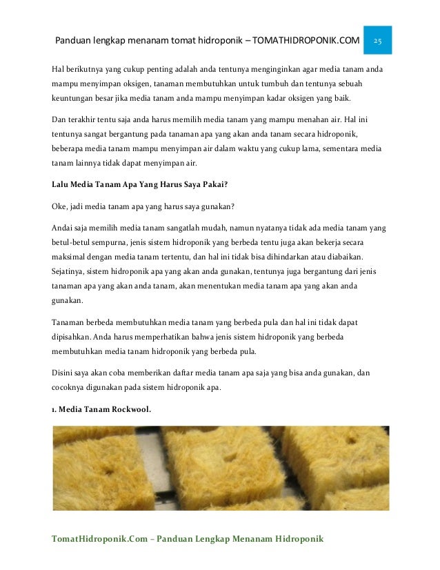 iEbooki menanam tomat ihidroponiki