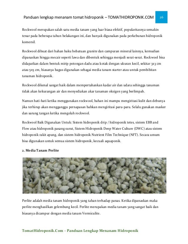 iEbooki menanam tomat ihidroponiki