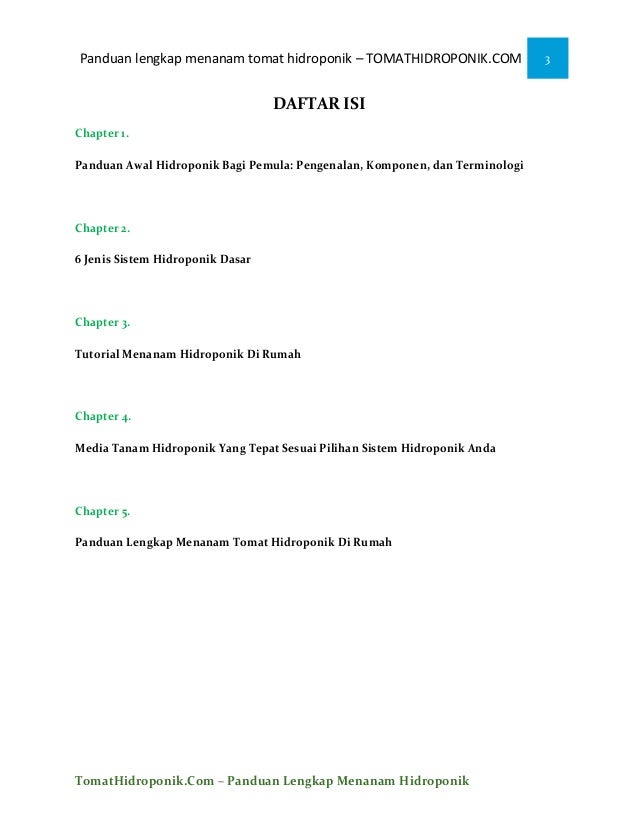 iEbooki menanam tomat ihidroponiki