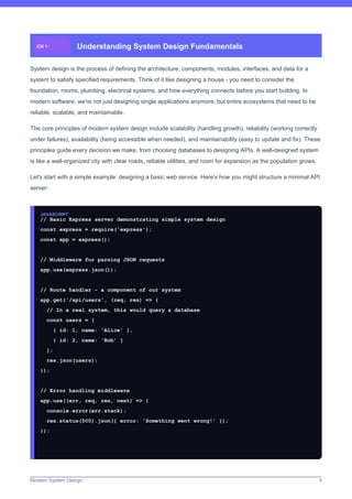 Comprehensive Guide to Modern System Design Principles and Practices | PDF