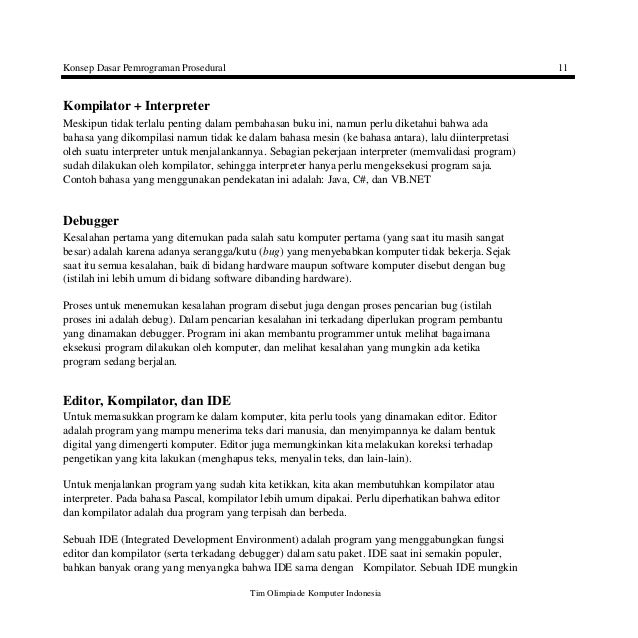 Ebook modul konsep dasar pemrograman