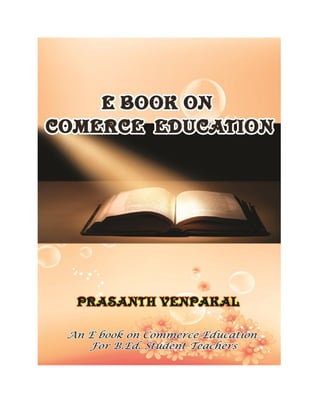 E book on Commerce Education