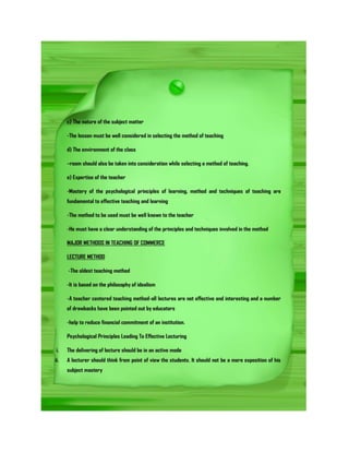 E book on Commerce Education