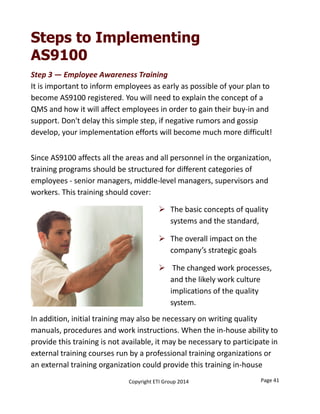 Ebook on how to implement an as9100 | PDF