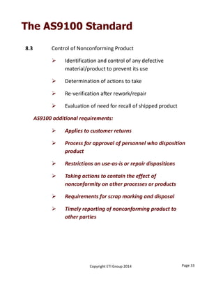 Ebook on how to implement an as9100 | PDF