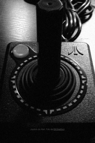 Joystick do Atari. Foto de Bill Bradford.
 